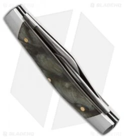 Schrade Imperial Stockman Knife 3.375" Black Swirl Acrylic IMP17S -Schrade Knife Shop schrade imperial imp17s side