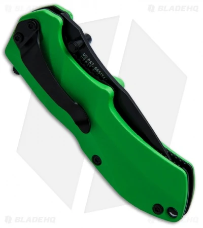 Schrade Small Clip Point Spring Assist Knife Green (2.5" Black Serr) SCHA7SMGRS 4 Schrade Small Clip Point Spring Assist Knife Green (2.5" Black Serr) SCHA7SMGRS - Image 2