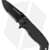 Schrade Drop Point Liner Lock Knife ABS/TPR (3.25" Black Serr) SCH001S 2 Schrade Drop Point Liner Lock Knife ABS/TPR (3.25" Black Serr) SCH001S -Schrade Knife Shop schrade sch001s