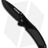 Schrade Drop Point Liner Lock Knife (3.375" Black) SCH207 -Schrade Knife Shop schrade sch207