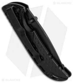 Schrade Liner Lock Knife Black (3" Black) SCH212 -Schrade Knife Shop schrade sch212 side cm