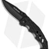 Schrade Liner Lock Knife Black (3" Black) SCH214