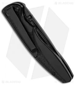 Schrade Liner Lock Knife Black (3.375" Black) SCH216 -Schrade Knife Shop schrade sch216 side cm
