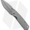 Schrade Mini Drop Point Frame Lock Knife (2.625" Gray Serr) SCH303MS -Schrade Knife Shop schrade sch303ms