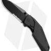 Schrade SCHA5BS Clip Point Spring Assisted Knife (3.375" Black Serr) -Schrade Knife Shop schrade scha5bs 2 bhq 21830 jr
