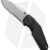 Schrade SCHA5S Clip Point Spring Assisted Knife (3.375" Bead Blast Serr) -Schrade Knife Shop schrade scha5s 2
