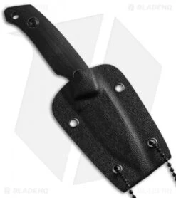 Schrade Mini Drop Point Neck Knife (2" Black SW) SCHF13SM -Schrade Knife Shop schrade schf13sm sheath jm