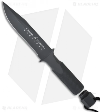 Schrade Extreme Survival Fixed Blade Knife W/ Bit Driver (5.5" Gray) SCHF2SM 4 Schrade Extreme Survival Fixed Blade Knife W/ Bit Driver (5.5" Gray) SCHF2SM - Image 2
