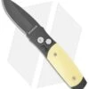 Schrade Smedy Automatic Knife Black/Sim Ivory Handle (2.5" Black) SMEDBY -Schrade Knife Shop schrade smedby medium black yellow auto